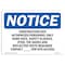 Signmission OSHA Sign, 12" H, 18" W, Rigid Plastic, Construction Site Authorized Personnel Only Sign, Landscape OS-NS-P-1218-L-10793 - alternate 1